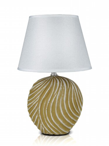 В-HS8519 I.brown+white shade, размер: 220*220*355м [01103963] В-HS8519 I.brown+white shade, размер: 220*220*355мм (12) светильник настольный