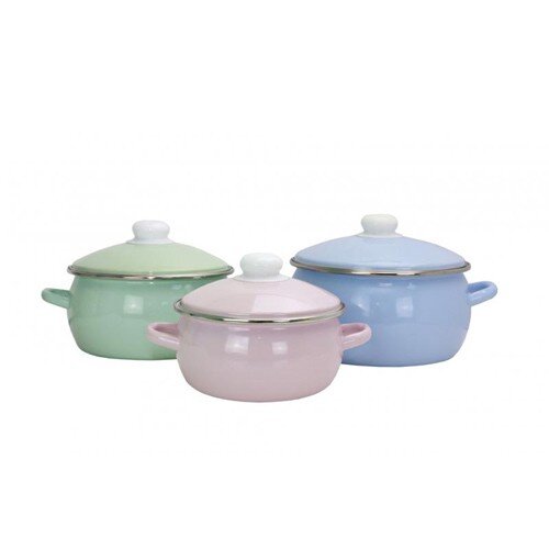 355728-РСВ (в уп.1наб.) - Набор из 3-х кастрюль с [01106842] 355728-РСВ (в уп.1наб.) - Набор из 3-х кастрюль с крышками (2л, 3л, 4л.) "Зефир" 10-323 г. Магнитогорск, материал: эмалированная сиаль.