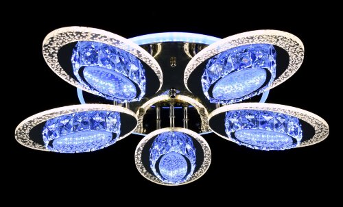 АР55513/5 CR RGB- WT+Blue Led 85W*2 3200K+4000K+65 [01101462] АР55513/5 CR RGB- WT+Blue Led 85W*2 3200K+4000K+6500K диммер (1) светильник потолочный