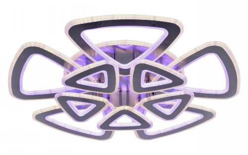 МС-LI8884/5+5 NICKEL (BL+YL) Led 270W+210W 3000K-4 [01096531] МС-LI8884/5+5 NICKEL (BL+YL) Led 270W+210W 3000K-4000K-6500K диммер (1) светильник потолочный