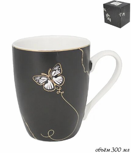 133-101 (в уп.48шт.) - Кружка 320мл. Butterfly в п [01111275] 133-101 (в уп.48шт.) - Кружка 320мл. Butterfly в подарочной упаковке, материал: фарфор.