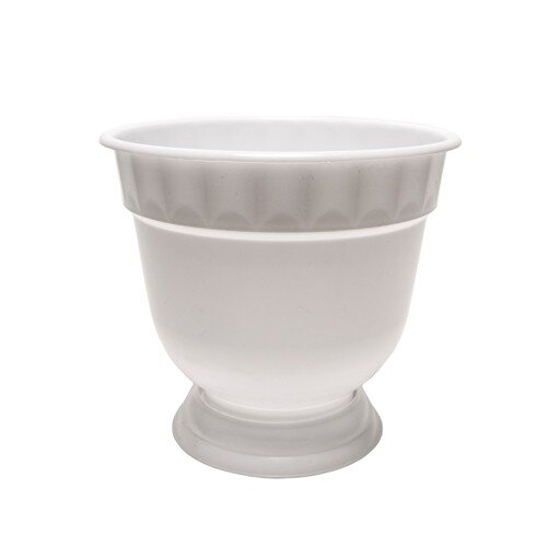 253221-РСВ (в уп.25шт.) - Кашпо Бриг с поддоном 4, [01109831] 253221-РСВ (в уп.25шт.) - Кашпо Бриг с поддоном 4,5л. БЕЛЫЙ