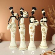 748681 (в уп.24шт.) - Статуэтка Африканка 8х8х34см [01110327]