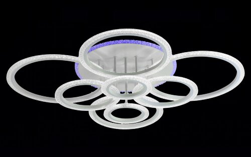 МС-LI8429/8 WH (RGB) Led 125W+7W 3000K+4000K+6500K [01100708] МС-LI8429/8 WH (RGB) Led 125W+7W 3000K+4000K+6500K диммер (1) светильник потолочный