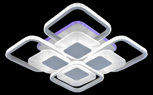 МС-DK5886C/4+4B WH (RGB) Led 96W+6W 3000K+4000K+65 [01100184] МС-DK5886C/4+4B WH (RGB) Led 96W+6W 3000K+4000K+6500K диммер (1) светильник потолочный