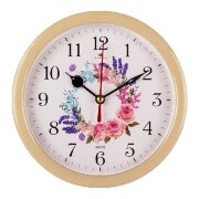 В4-041 (в кор.20шт.) - Будильник кварц."Цветочный [01093303]