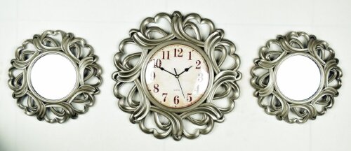 2904-10E-XYM MIX (в кор.8шт.) - Часы настенные, ра [01090127] 2904-10E-XYM MIX (в кор.8шт.) - Часы настенные, размер: D35,5*B3,5см, D25,4*B2,5см, материал: пластик, стекло, кварцевый бесшумный механизм с плавным ходом