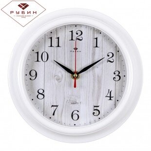 2121-144 (в кор.10шт.) - Часы настенные "Белое дер [01081349] 2121-144 (в кор.10шт.) - Часы настенные "Белое дерево" "Рубин", размер: 21*21см, материал: пластик, стекло, часовой механизм кварцевый, стрелки, плавный ход