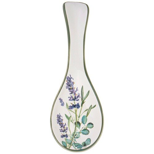 525541-РСВ (в уп.1шт.) - Подставка под ложку Agnes [01107956] 525541-РСВ (в уп.1шт.) - Подставка под ложку Agness Лаванда 25*9*2,5см. 358-2152, материал: керамика.