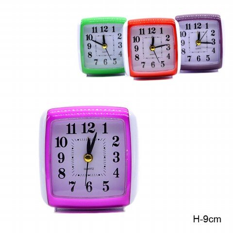 612595 (в уп.200шт.) - Будильник H=9см., плавный х [01079474] 612595 (в уп.200шт.) - Будильник H=9см., плавный ход, подсветка экрана /XD791/ материал: пластик, стекло, металл.