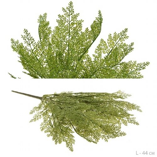 650933 (в уп.2/200шт.) - Зелень искусственная Вани [01102635] 650933 (в уп.2/200шт.) - Зелень искусственная Ваниль 44 см / 7035W /, материал: пластик.