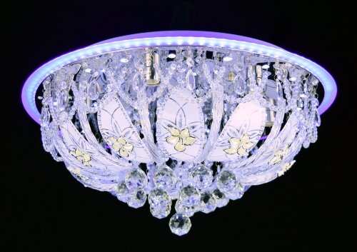 АР5812/600 CR (E14*8*40W, Blue Led 14W), (1) свети [01096676] АР5812/600 CR (E14*8*40W, Blue Led 14W), (1) светильник потолочный