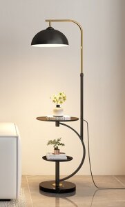 L9174 GD+BK H1650мм (1) светильник напольный [01110561]