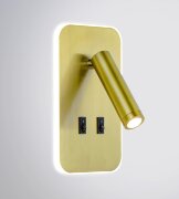 KL-RDL015S Brass Led 10+1W 4000K Размер: 19*11*8,5 [01109457]