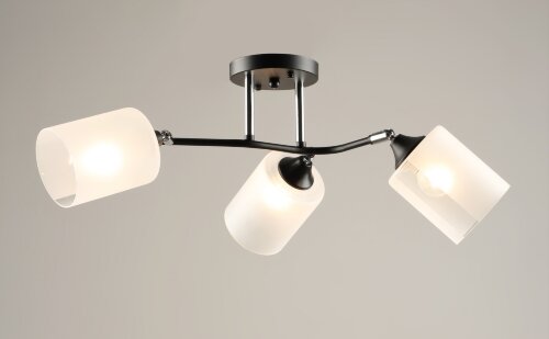 ВР-K2316/3 BK+CH L570*W340*H160мм (6) светильник п [01109594] ВР-K2316/3 BK+CH L570*W340*H160мм (6) светильник потолочный