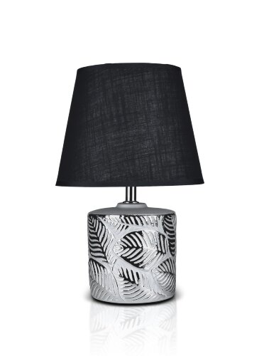 К-ES016 Sliver+Black shade H32см (24) светильник н [01104508] К-ES016 Sliver+Black shade H32см (24) светильник настольный