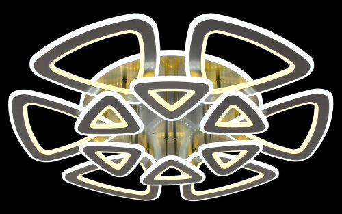 МС-LI8884/6+6 NICKEL (BL+YL) Led 326W+252W 3000K-4 [01097774] МС-LI8884/6+6 NICKEL (BL+YL) Led 326W+252W 3000K-4000K-6500K диммер (1) светильник потолочный