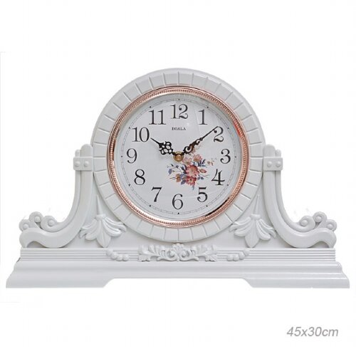 650630 (в уп.4шт.) - Часы настольные /T2828W/, бел [01094188] 650630 (в уп.4шт.) - Часы настольные /T2828W/, белые, размер: 45х30см, материал: пластик, стекло.