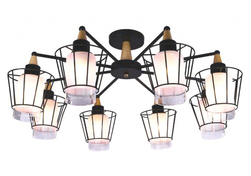 МС-MH39060/8 BK+FGD (3) светильник потолочный [01085620] МС-MH39060/8 BK+FGD (3) светильник потолочный