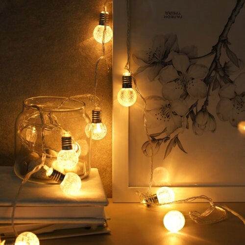 732296 (в уп60шт.) - Гирлянда 6м, 20 LED / NEW12 / [01107828] 732296 (в уп60шт.) - Гирлянда 6м, 20 LED / NEW12 /, материал: полимер, металл.