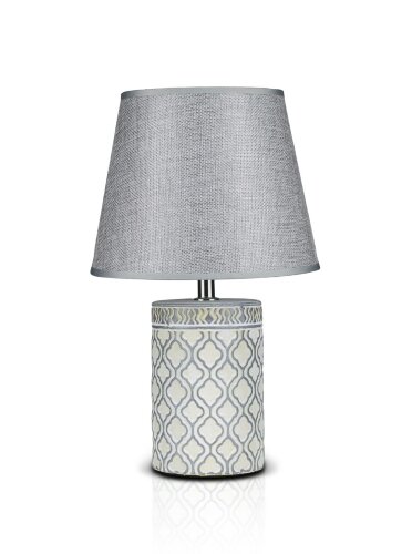 К-TG035 White+Grey shade H33см (24) светильник нас [01104492] К-TG035 White+Grey shade H33см (24) светильник настольный