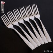 696647 (в уп.100наб.) - Вилка столовая 6шт. 21см. [01104145]
