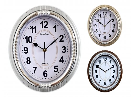 7203 (в кор.20шт.3-х цветов MIX) - Часы настенные [01111107] 7203 (в кор.20шт.3-х цветов MIX) - Часы настенные Космос. Корпус выполнен из пластика. Стекло: минеральное. Механизм кварцевый плавного хода. Питание от батарейки АА (в комплект не входит). Размер модели: 270*225*35 мм.