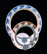 Х20309/2 WT LED 16W 3000K маленькое кольцо 6000K б [01094405]