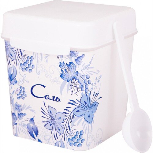 557338-РСВ (в уп.12шт.) - Емкость Шале Альтернатив [01110542] 557338-РСВ (в уп.12шт.) - Емкость Шале Альтернатива 1,2л соль с ложкой, М7809