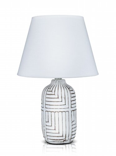 В-HS8313 middle white, размер: 250*250*390мм (12) [01103957] В-HS8313 middle white, размер: 250*250*390мм (12) светильник настольный