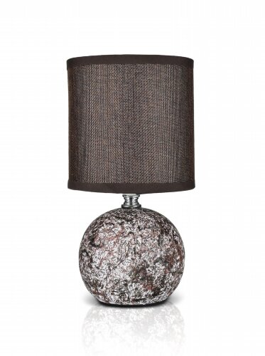 В-HS8422 d.brown+d.brown shade, размер: 130*130*25 [01104577] В-HS8422 d.brown+d.brown shade, размер: 130*130*250мм (24) светильник настольный