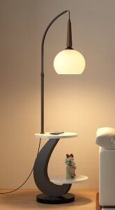 L9184B BK+WH H1750мм (1) светильник напольный [01110555]