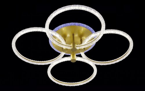 МС-XI3600B/4 MATT GOLD (RGB) Led 68W+4W 3000K+4000 [01100733] МС-XI3600B/4 MATT GOLD (RGB) Led 68W+4W 3000K+4000K+6500K диммер (1) светильник потолочный