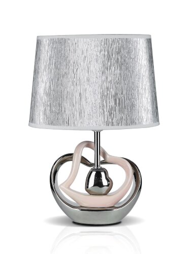 Д-JM2085 White+Sliver+Pink, размер: 280*190*400мм [01100520] Д-JM2085 White+Sliver+Pink, размер: 280*190*400мм (6) светильник настольный