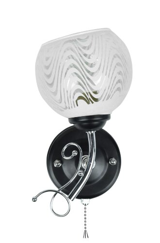 ДС-B9910B/1 CR+BLK (10) светильник настенный [01100060] ДС-B9910B/1 CR+BLK (10) светильник настенный