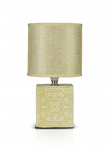 В-HS8452 beige+beige shade, размер: 140*110*265мм [01104535] В-HS8452 beige+beige shade, размер: 140*110*265мм (24) светильник настольный