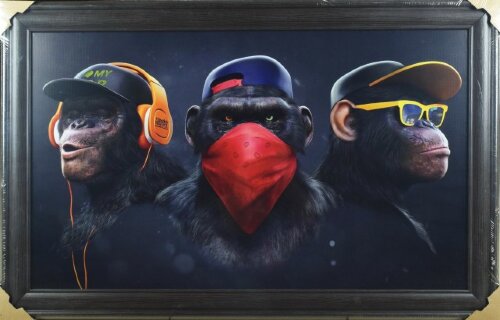 60*100 холст в багете H-1256 [01105256] 60*100 холст в багете H-1256