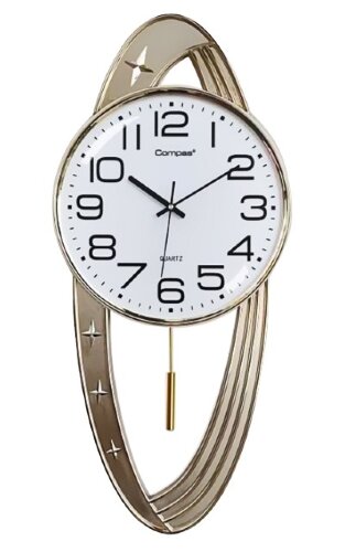 6969k W (в кор.8шт.) - Часы настенные WORLD с маят [01109136] 6969k W (в кор.8шт.) - Часы настенные WORLD с маятником и накладными цифрами, корпус пластик,стекло.механизм: плавного хода секундной стрелки от батарейки АА., размер: 360*790*65мм., материал: пластик, стекло.