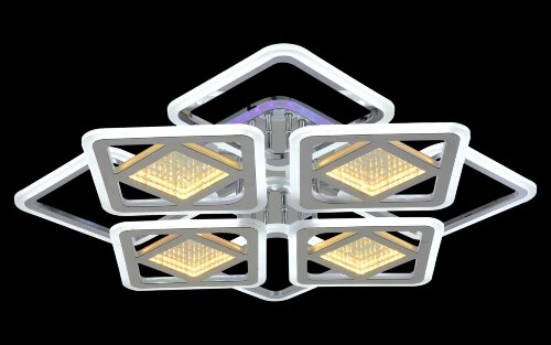 МС-LI8438D/4+4 CR (RGB) Led 168W+6W 3000K+4000K+65 [01100216] МС-LI8438D/4+4 CR (RGB) Led 168W+6W 3000K+4000K+6500K диммер (1) светильник потолочный