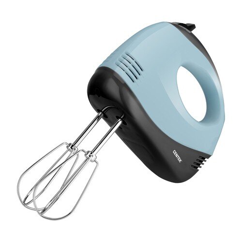 558570-РСВ (в уп.1шт.) - Миксер Centek CT-1127 (си [01110540] 558570-РСВ (в уп.1шт.) - Миксер Centek CT-1127 (синий/черн) 250Вт, 5 скоростей, взбивание/замешивание, экол. пластик. корпус