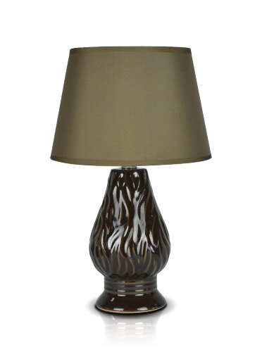 А-LE749 Brown+Brown абажур,  размер: 230*230*360мм [01103433] А-LE749 Brown+Brown абажур,  размер: 230*230*360мм (16) светильник настольный