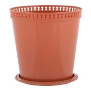 357660-РСВ (в кор.20шт.) - Горшок цветочный "Ажур" [01090686]