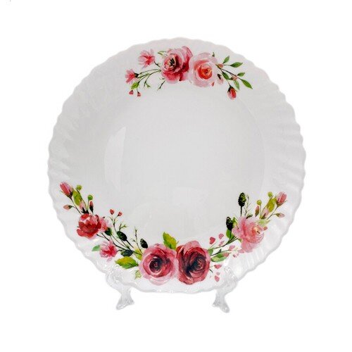 526007-РСВ (в уп.1наб.) - Тарелка плоская 19см, на [01111139] 526007-РСВ (в уп.1наб.) - Тарелка плоская 19см, набор 6шт. Jewel Роуз ПС0083-58, материал: стеклокерамика.