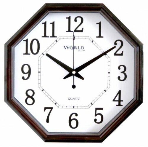 2842K ZK (в кор.20шт.) - Часы настенные WORLD. Кор [01109057] 2842K ZK (в кор.20шт.) - Часы настенные WORLD. Корпус выполнен из пластика,  закрыт стеклом.Механизм кварцевый плавного хода. Питание от батарейки АА (в комплект не входит). Размер модели: 300*300*35 мм.