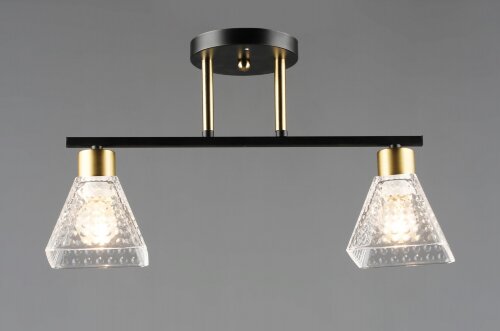 ВР-N7037/2 BK+COP L425*W120*H240 мм (10) светильни [01110156] ВР-N7037/2 BK+COP L425*W120*H240 мм (10) светильник потолочный