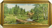60*120 17 М/Р "Лесная обитель" Картина гобелен [01084822]