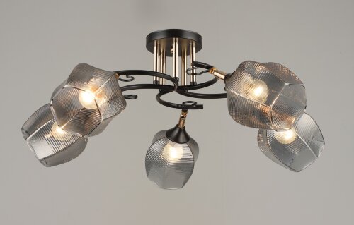 ВР-N4726/5 BK+GD (4) светильник потолочный [01100533] ВР-N4726/5 BK+GD (4) светильник потолочный