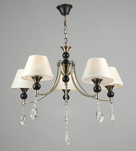 ВР-NH5751/5 AB+BK D670*H540/H770мм (4) светильник [01107545] ВР-NH5751/5 AB+BK D670*H540/H770мм (4) светильник потолочный