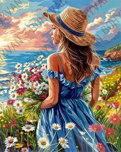 751280 (в уп.30шт.) - Алмазная мозаика на подрамни [01111160] 751280 (в уп.30шт.) - Алмазная мозаика на подрамнике 40x50см./ YSG28356 /, материал: пластик, текстиль.