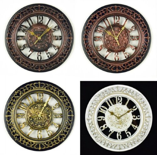 WS-7305MIX ABCD (в кор.20шт.) - Часы настенные кру [01087418] WS-7305MIX ABCD (в кор.20шт.) - Часы настенные круглые, 4 цвета,(бронза,белый ,медь,коричневый) размер: 30,2х30,2х4,4см, материал: пластик, стекло,кварцевый бесшумный механизм с плавным ходом.